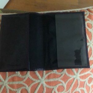 Authentic Mulberry Passport Cover Wrinkled Patent